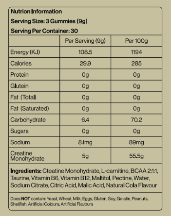Highbar Creatine Monohydrate Gummies